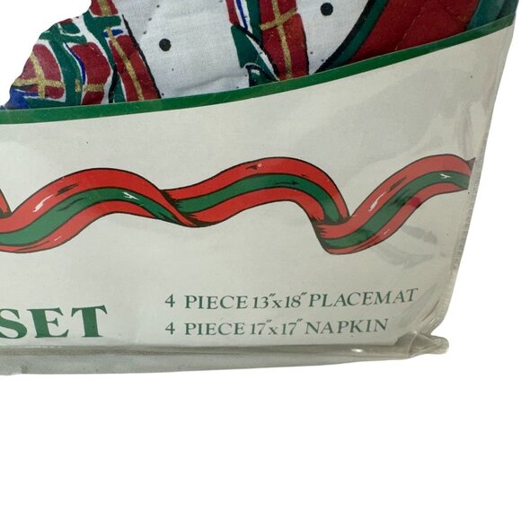 Ingleman Designs 8 Piece Holiday Placemats & Napkins Set Vintage NOS - Picture 4 of 5